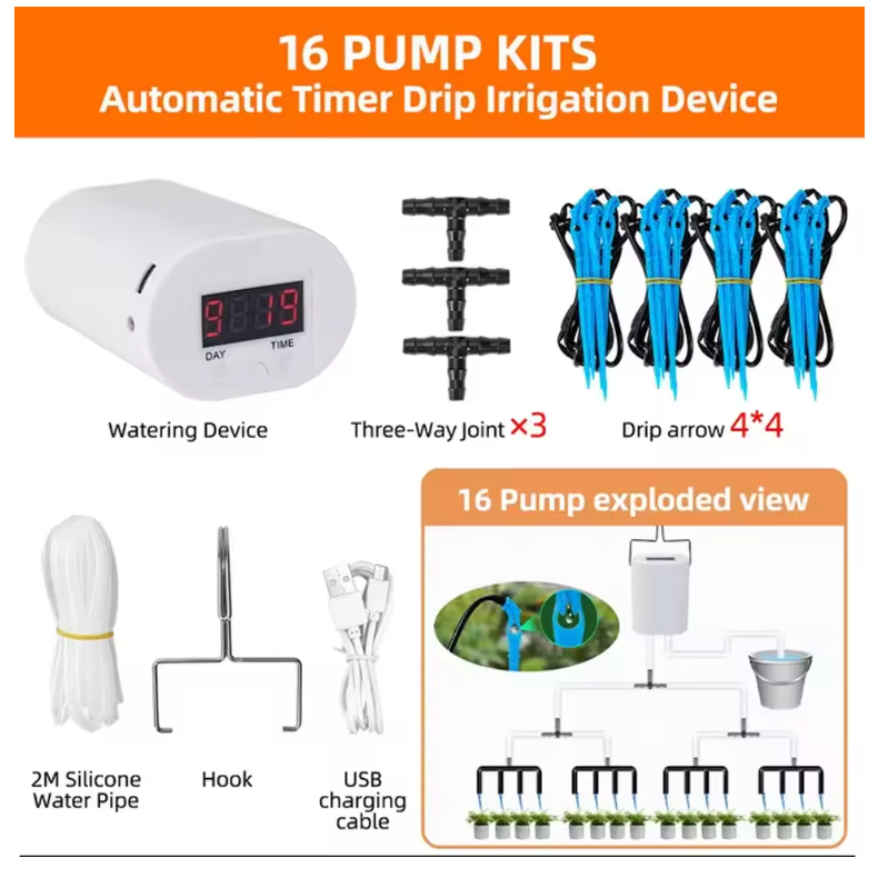 Automatic Garden Drip Kit
